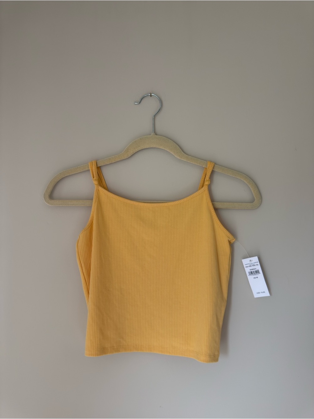 American Eagle Outfitters Mustard Ribbed Cami Tank